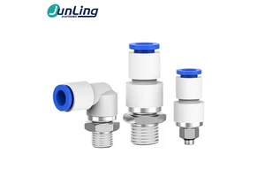 Pneumatic Rotary Joint KSH Quick Connector KSL-6-01/8-02/10-03 air Hose Universal Joint KSL4/6M5 Straight-through KSH8/10-010203