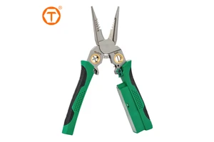 Multifunction 8 In 1 Electrical Repair Tool Wire Crimper Stripper Pliers With Voltage Tester For Cutting Pulling Wires