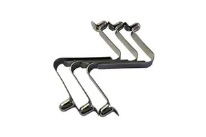 China Factory U Shape Metal Retaining Spring Clips V Shaped Stainless Steel Metal Button Spring Clip