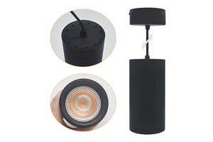 36W Art Track Spotlight Exhibition CRI98Hall Museum Square Pattern Stage Spotlight LED Contour Spotlight