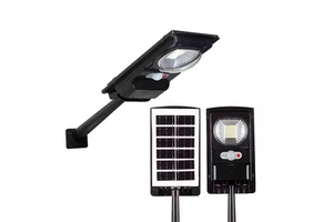 100W Solar Street Light Waterproof Optically Controlled Outdoor Roadside Pole Solar Street Lights Outdoor Lamp