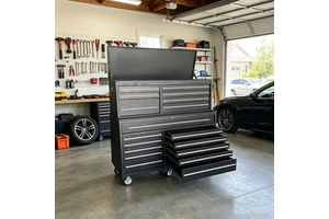 Trolley Cabinet Handle Wheel Metal Toolbox 1440*650*1430MM Customized Industrial Multi-function Repair Workplace Storage