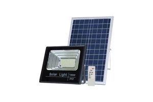 Solar Powered Outdoor Garden Floodlights IP66 Rated with Light Control