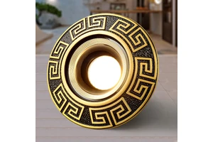5W 7W 10W 12W Retro Brass Led Downlights Indoor Decorative Living Room Ceiling Round Recessed Spotlight Corridor Lamp