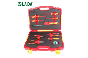 Laoa New Energy Car Maintenance Insulation Electrician Tools Set Hand Operated Hard Case OEM Voltage 1000V