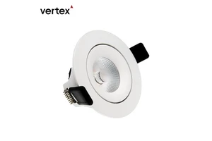 Modern Low Profile Anti-Glare Dimmable Spotlight Housing White Black COB Ceiling Spot Lamp Aluminum 10W Recessed LED Home Office