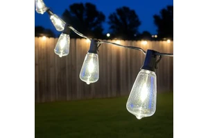 Wholesale Warm White LED Decorative Patio Lantern G40 Solar String Light Solar Outdoor Hanging Lighting Shatterproof Edison Bulb