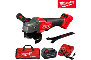 Flash Sale Milwaukee M18 FUEL Power Angle Grinder Set 125mm with Battery Charger Hardware Tool Outdoor Working Brushless Grinder