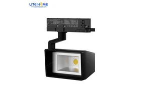 20W 30W 40W Cubu Flex Spotlight Vertical Rotation 360 Degree Horizontal Rotation 355 Led Track Spotlights for Retail Shops