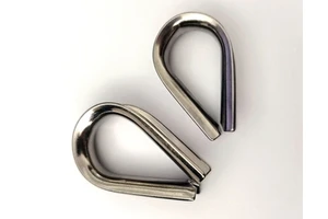 US Type Thimble G411 Stainless Steel 304 and 316 Wire Rope Thimble