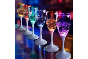 LED Party Supplies Glowing in the Dark Liquid Activated Led Reflector Cup