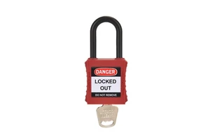 OEM Service High Security 38mm Insulation Shackle Pad Lockout Tagout Keyed Alike Insulation Safety Padlock by Elecpopular