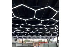 Car Detailing Lights Workshop Equipment Led Bar Light Professional Car Wash Aluminum Hexagonal Light