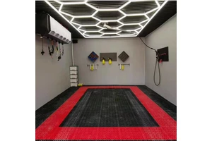 SCARCITY Car Detailing Hexagon Lights 110V Detail Garages Workshop Lights Lighting