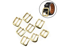 Wholesale Customizable Top Quality Vintage 40mm Solid Brass Belt Buckles Single Pin Belt Buckle for Men's Jeans