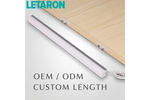 High CRI 90+ Surface Mounted LED Strip Light 3 Sided Luminescence Aluminum Alloy Profile Linear Cabinet Furniture Lighting
