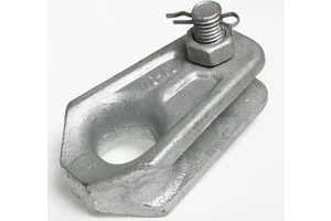 Vilun Hot Dip Galvanized Steel Thimble Clevis Anchor Clamp Shackle Dead End Electrical Connection Cable Termination Power