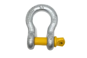 LC6.5Ton 7/8inch D Ring Shackles Carbon Steel Screw Pin Anchor Shackle for Traction Steel Wire