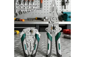 Foldable Wire Stripper Pulley Design Multi-function Electrician Wire Splitter Wire Winding Crimping Pliers Hand Tool