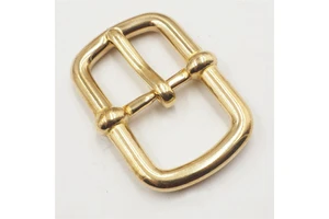 Luxury Bare Brass Color Pin Buckle for Belts