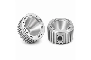 6061 Aluminum Led Lamp Cup Reflector Groove Heat Dissipation Finned Lighting Housing High Precision Custom Parts CNC Machining