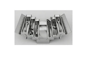 Wholesale Price Multi-Purpose Stainless Steel Tool Box Metal Toolbox Portable Tool Box with Portable Carrying Handles