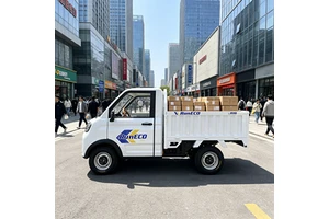 Electric Pick up 3500W Motor 72V Power EEC COC Certified Mini 4 Wheel Truck with Automatic Unloading Function for Farm Work