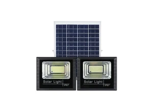 Brightness Waterproof Solar-Powered High Capacity Battery Security Outdoor Solar Flood Lights Remote Control