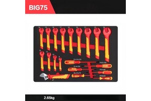 VDE 1000V CR-V Insulated Hand Tool Set IEC60900 Certified OEM Electrician Kit Soft Case Screwdrivers Pliers Wrenches