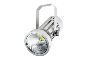 100W COB LED Advertising Exhibition Spotlight with Aluminum Housing IP44 24 Degree Beam Angle for Trade Shows/Fairs
