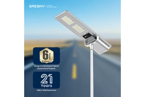 SRESKY Manufacture Direct Sale Solar Panel Street Light Lampe Solaire Extérieure Outdoor Solar Panel Ip65 Led Street Light