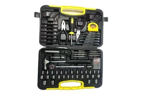 Multifunction Household Toolbox Set Electrician Carpentry Maintenance Kit with CRV Material Hardware Tools for Home Use