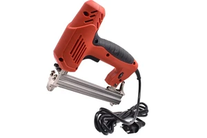 XJP F30 Portable 2-in-1 Electric Stapler Cord Nail Gun for DIY Wooden Furniture Nailing Battery Powered for Finish Framing Nails
