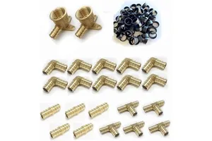 Plumbing Equipment Supplies Lead Free Brass Elbow Pex Pipe Fittings for Plumbing Fitting System