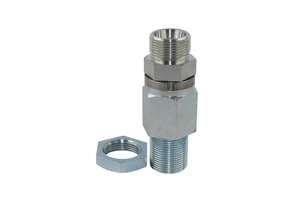 Replacement DG107/16SOMD Rotary Union Swivel Fitting Bulkhead 24 Cone Ball Bearing Type Hydraulic Fitting