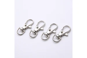 Factory Wholesale Carabiner Keychain With Swivel Lobster Clasp UV Printed Metal Rotatable Buckle And Snap Hooks Lanyard