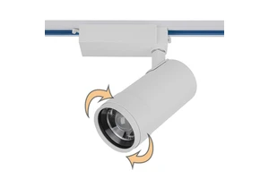 High CRI 20W/30W/40W COB LED Track Light, 3CCT Tunable,Adjustable Angle, Commercial Lamp for Exhibition Gallery Hotel