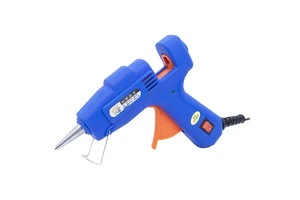 20W Mini Electric Hot Melt Glue Gun Anti-Drip Nozzle Plastic Body Powered for Industrial DIY and Handmade Work