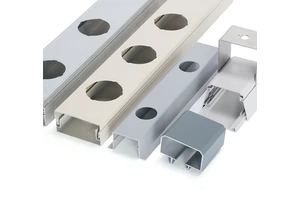 Professional Custom 6000 Series Aluminum Extrusion Profile LED Lamp Slot Cutting Bending European Standard Industrial Use