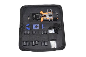 Solar Crimper Tool Kit for Solar Panel Cable Wire Assembly with Solar Crimper and Solar Connectors Spanner for PV System