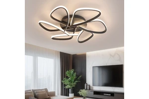 Indoor Modern Decorative LED Ceiling Lamp Remote Control for Living Room Bedroom Balcony Dimmable Surface Mounted Ceiling Light