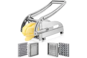Professional Manual Sweet Potato Chips Cutter Machine Stainless Steel Blade Kitchen Tool French Fries Cutter