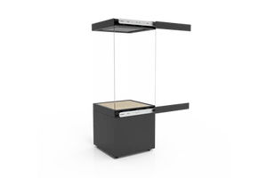 Lastronics Niche Style Museum Display Cabinet - Embedded Artifact Showcase
