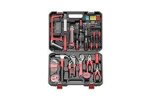 German Household & Car Repair Tool Set All-in-one Multi-functional Hand Operated with Hard Case Storage for Metals Model 22-0