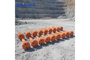 Sinodrills Rock Drilling Tools Water Well DTH Hammer Button Bits SD5 165MM