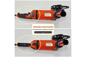 Industrial Professional 180mm Angle Grinder High Power Brushless Angle Grinder Grinding Cutting Machine for Metal & Stone