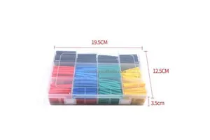 328pcs/set PVC Heat Shrink Tubing Insulation Assortment Wrap Wire Insulated Cable Sleeve Tubes Kit