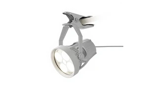 LED Stainless Steel Clip Spotlight Ultra-Bright Mobile Wedding Ceremony Store Use Jewelry Exhibition Market Stall Light