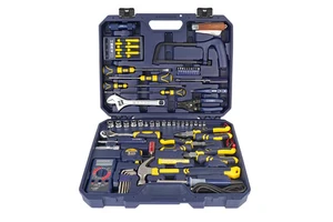 Precision Electrician Telecom Combination Toolbox Multi-function Household Daily Maintenance Set 53/62 Pieces Plastic