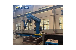Automatic Steel Structure Moving Mig Welding Robot with Smart Laser Scanning